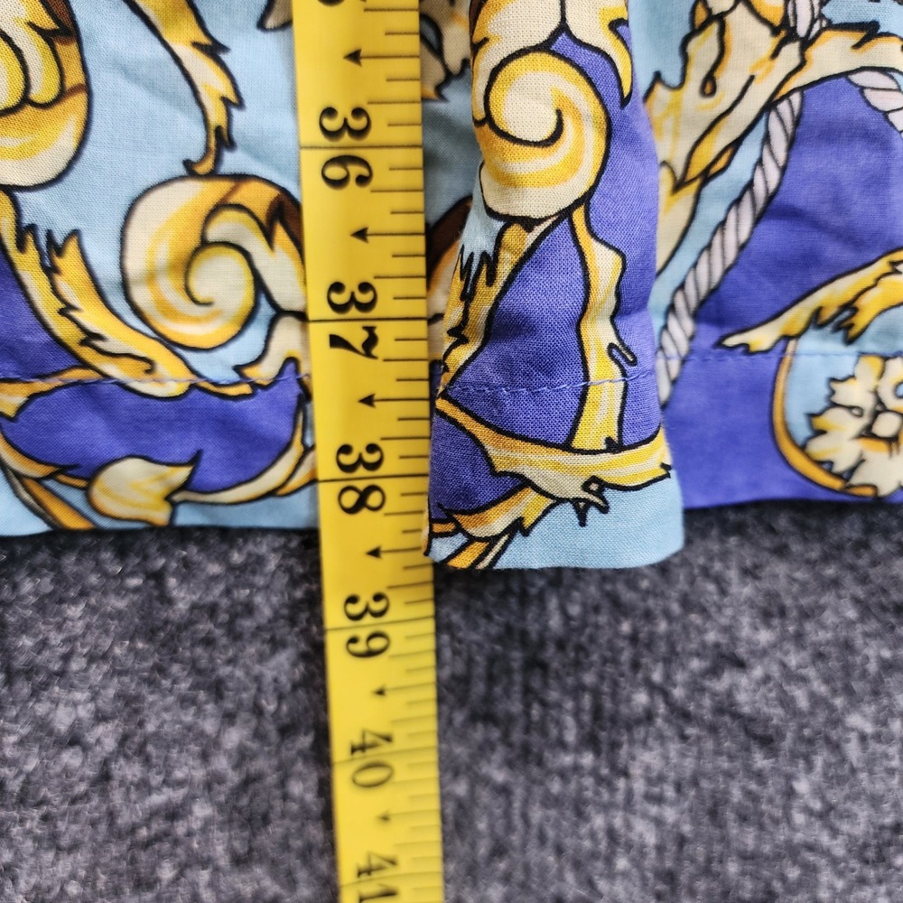 Anthropologie Womens Mediterranean Baroque Rope Print Boho Tiered Mini Dress XS - Picture 3 of 8